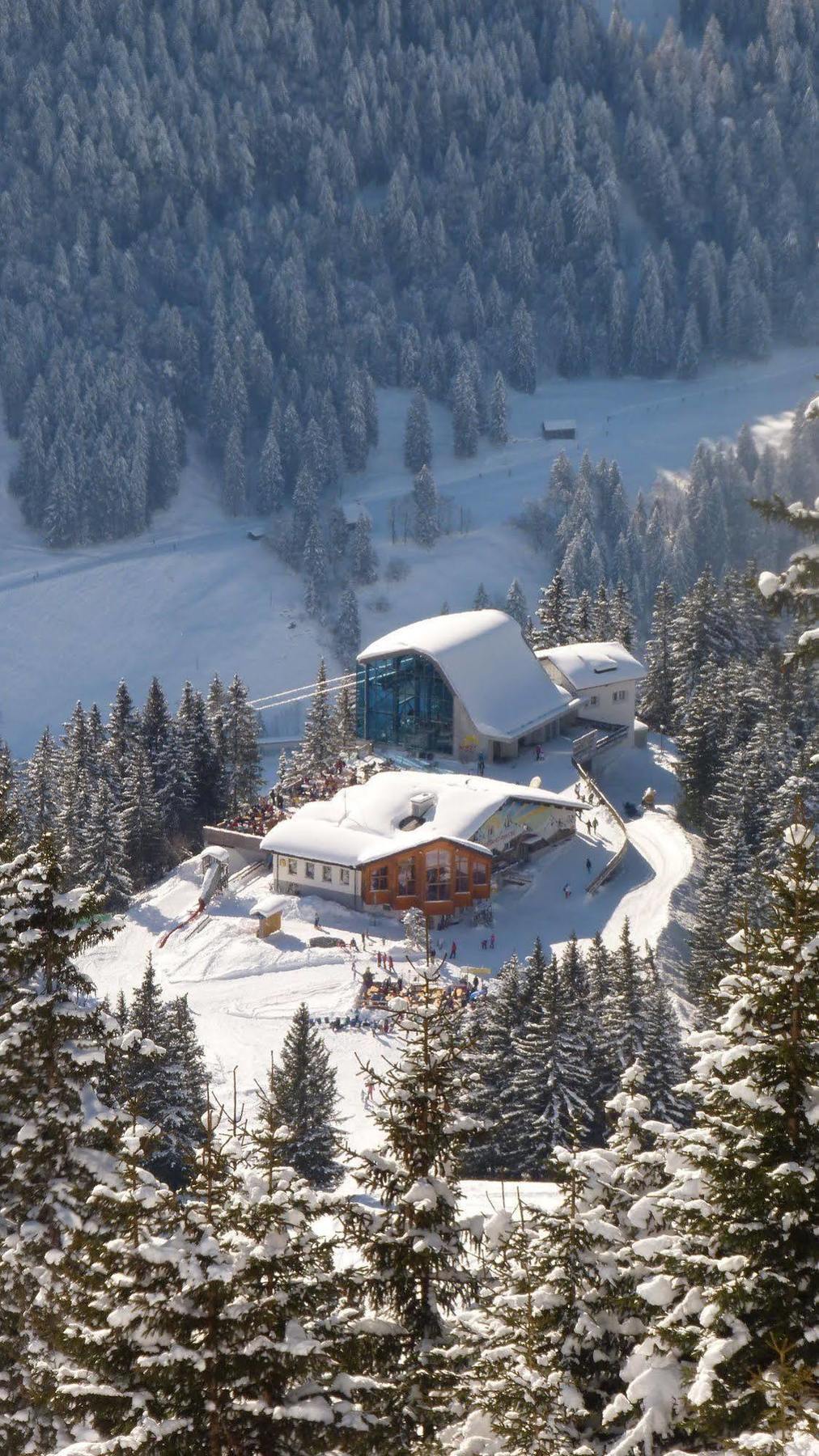 Berglodge Restaurant Ristis Engelberg Buitenkant foto